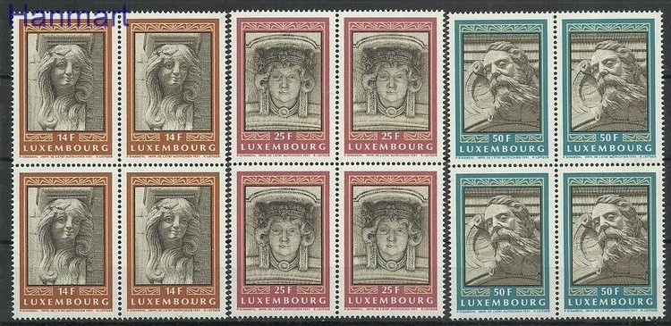 Luksemburg 1991 Mi 1277-1279 Czyste **