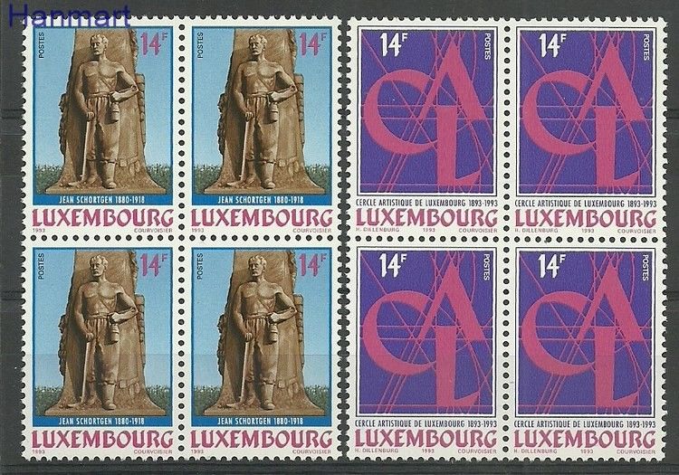 Znaczek Luksemburg 1993 Mi 1327-1328 Czyste **