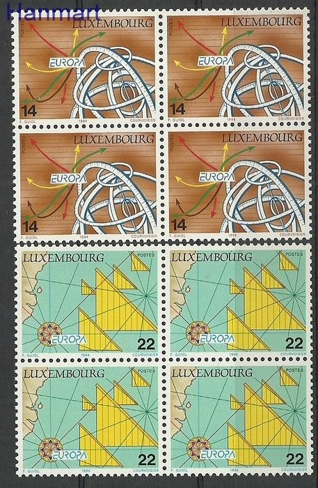 Znaczek Luksemburg 1994 Mi 1340-1341 Czyste **