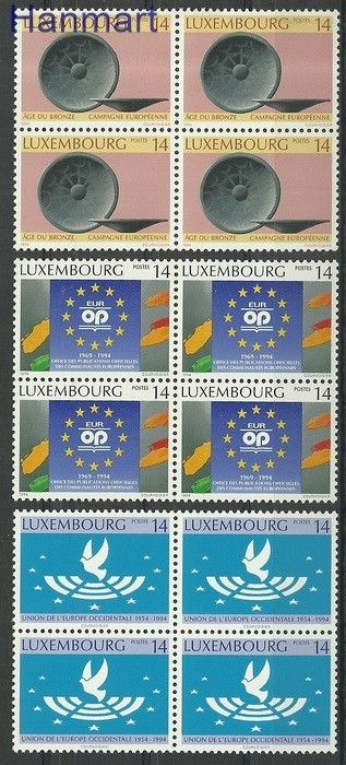 Znaczek Luksemburg 1994 Mi 1346-1348 Czyste **