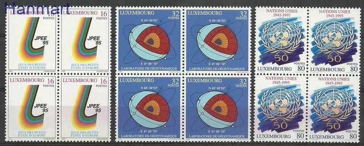 Znaczek Luksemburg 1995 Mi 1370-1372 Czyste **