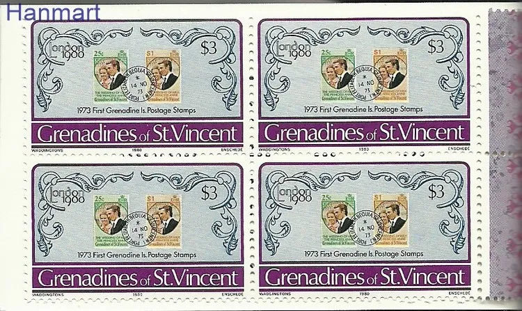 Znaczek Grenadines of St Vincent 1980 Mi mh186-188 Czyste **