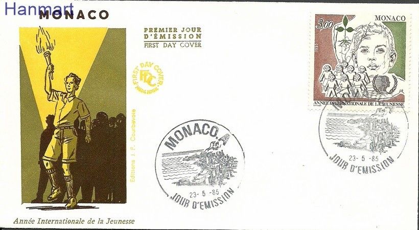 Znaczek Monako 1985 Mi 1699b FDC
