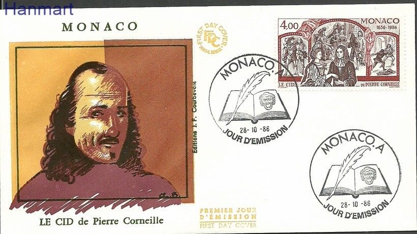 Znaczek Monako 1986 Mi 1773b FDC
