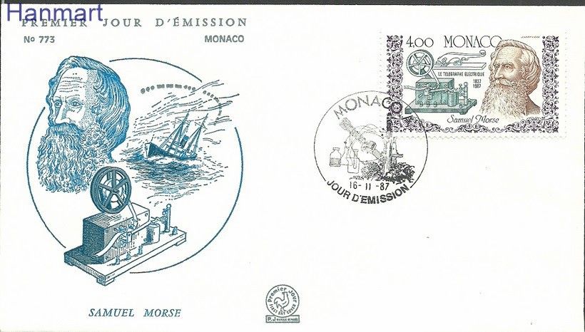 Znaczek Monako 1987 Mi 1838 FDC