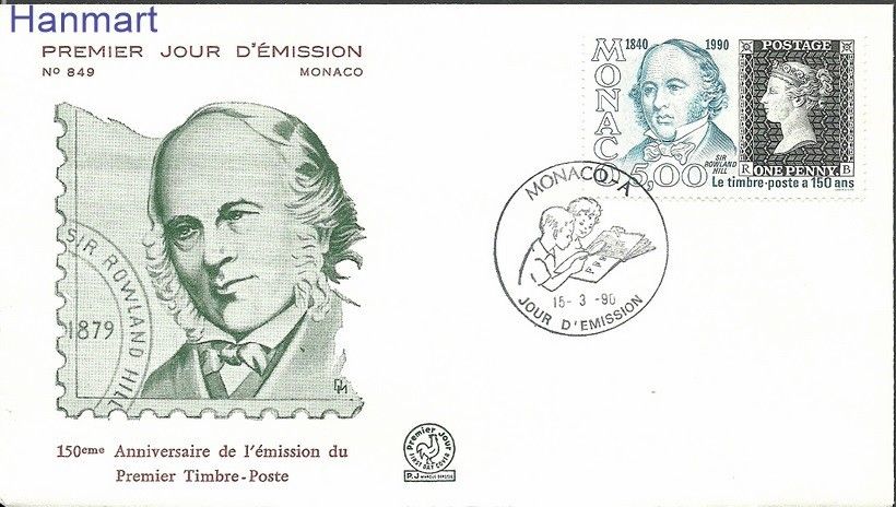 Znaczek Monako 1990 Mi 1956 FDC