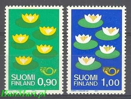 Znaczek Finlandia 1977 Mi 803-804 Czyste **