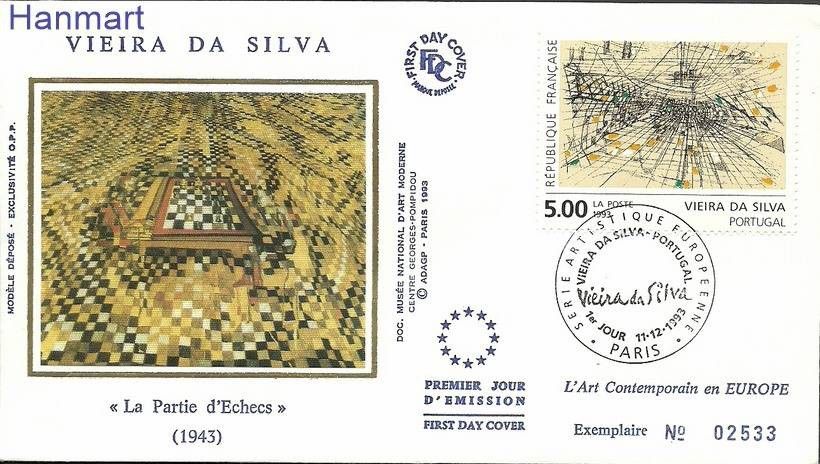 Znaczek Francja 1993 Mi S2999 FDC