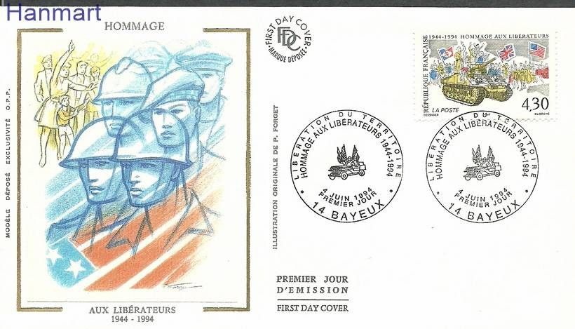Znaczek Francja 1994 Mi S3031 FDC