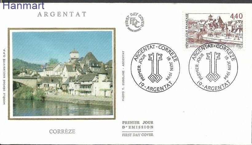Znaczek Francja 1994 Mi S3033 FDC