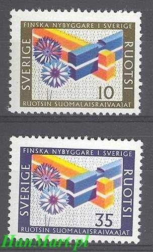 Znaczek Szwecja 1967 Mi 584-585 Czyste **