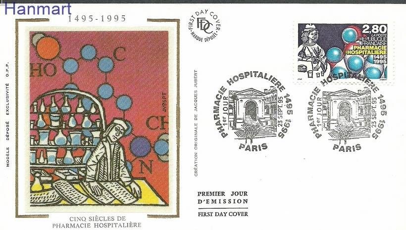 Znaczek Francja 1995 Mi S3110 FDC