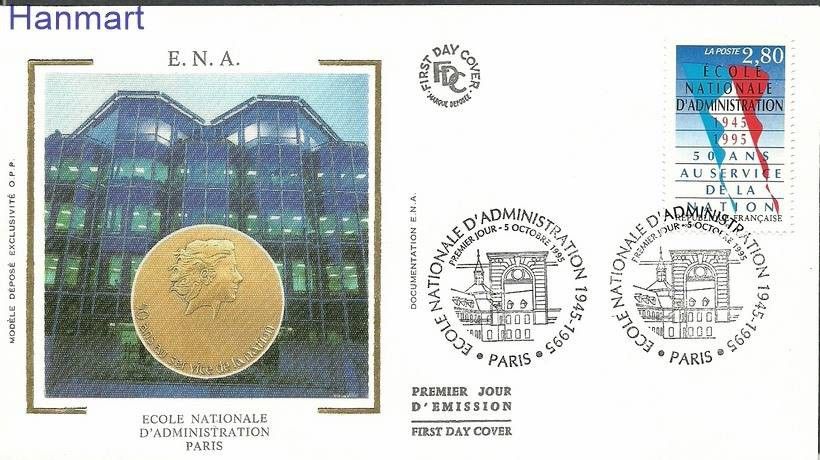 Znaczek Francja 1995 Mi S3113 FDC