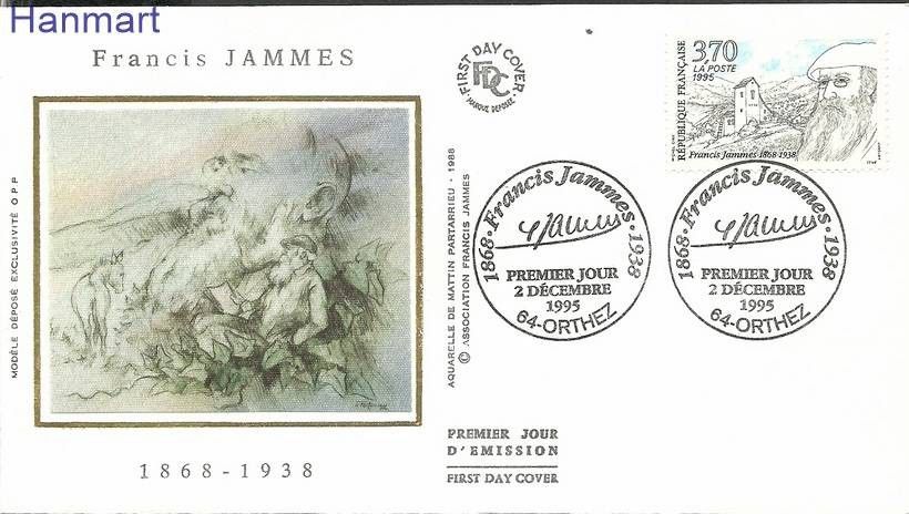 Znaczek Francja 1995 Mi S3124 FDC
