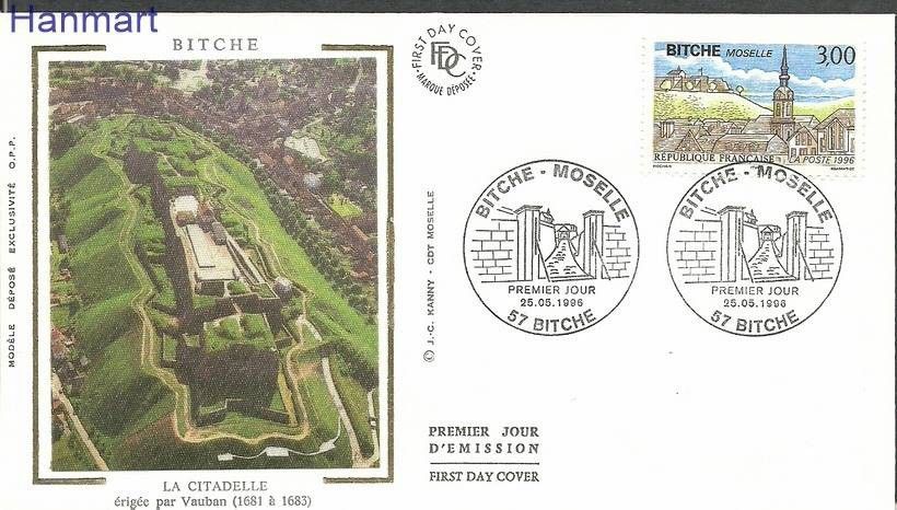 Znaczek Francja 1996 Mi S3153 FDC