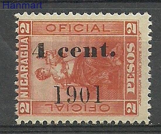 Znaczek Nikaragua 1901 Mi die120 Czyste **