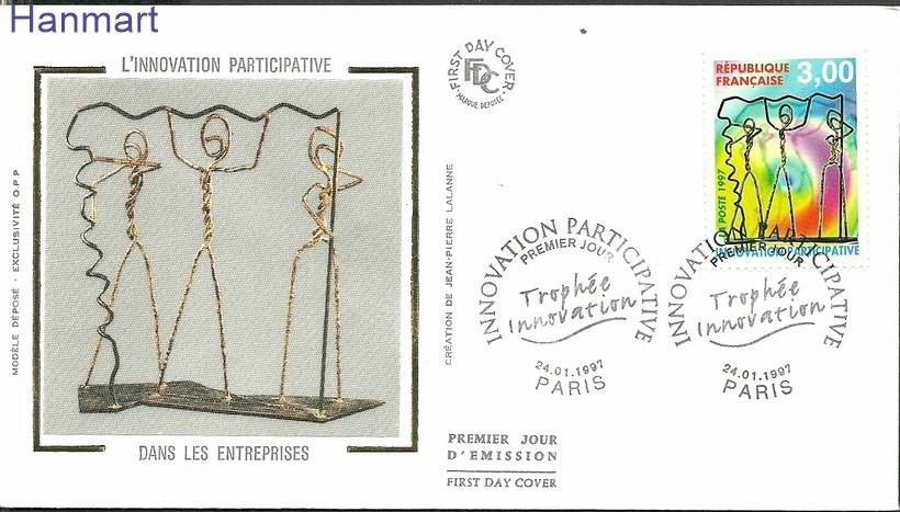 Znaczek Francja 1997 Mi S3186 FDC