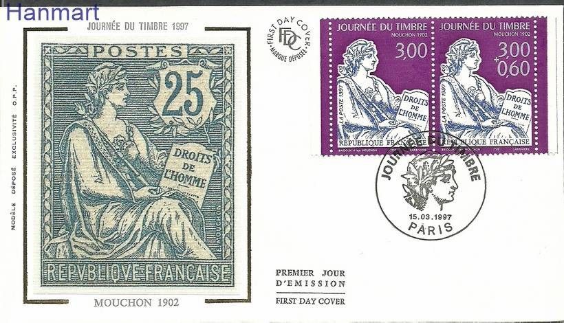 Znaczek Francja 1997 Mi S3193-3194 FDC