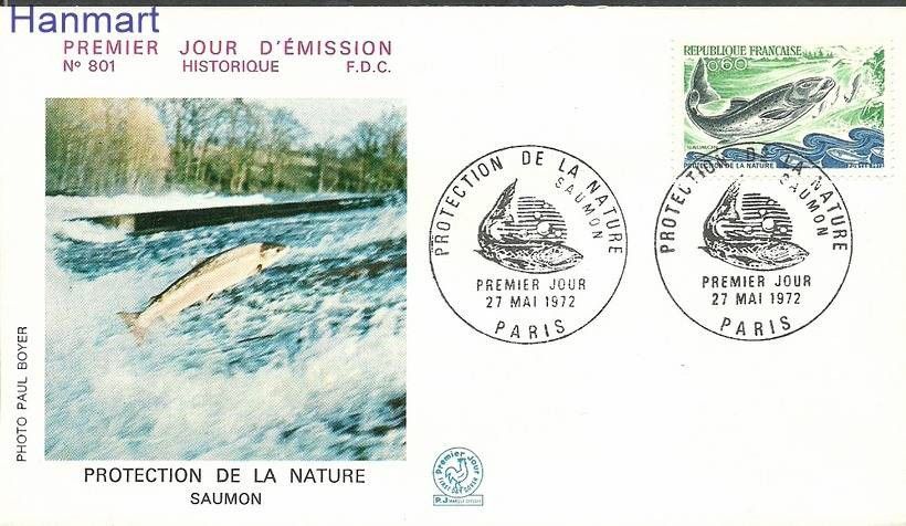 Znaczek Francja 1972 Mi 1794b FDC