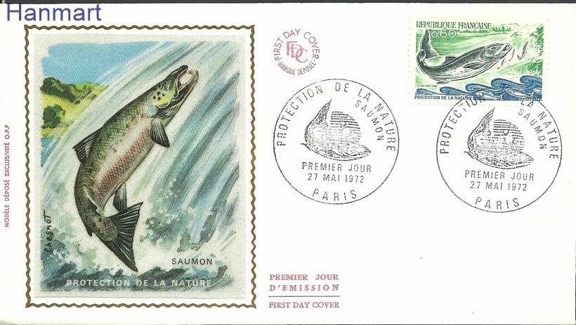 Znaczek Francja 1972 Mi S1794 FDC