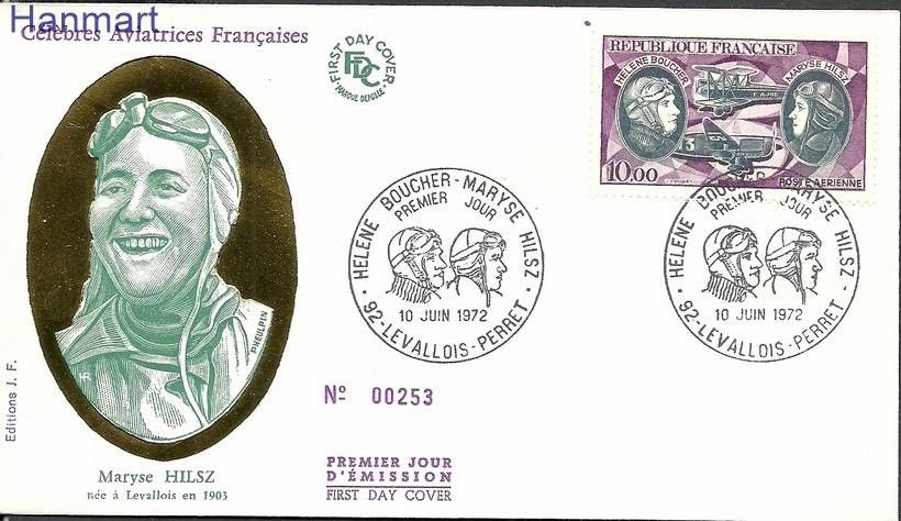 Znaczek Francja 1972 Mi 1797 FDC
