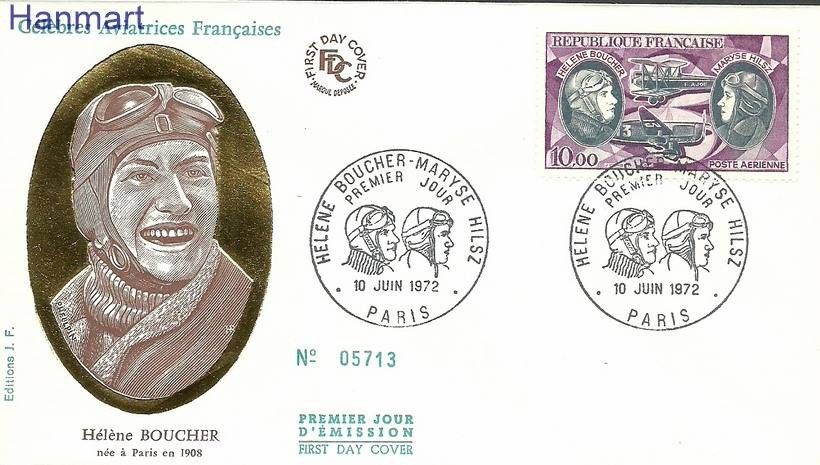 Znaczek Francja 1972 Mi 1797b FDC