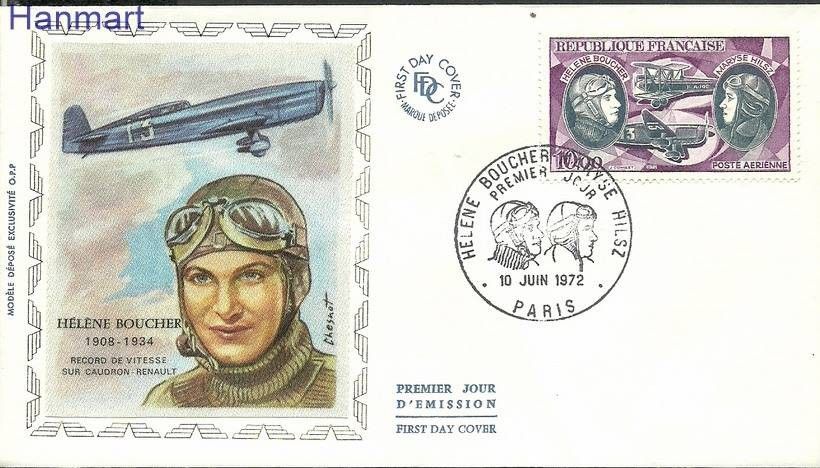 Znaczek Francja 1972 Mi S1797 FDC