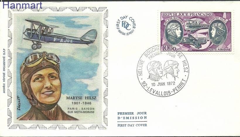 Znaczek Francja 1972 Mi S1797b FDC