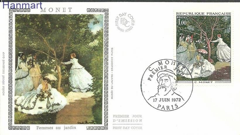 Znaczek Francja 1972 Mi S1798 FDC