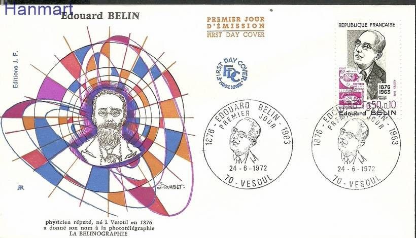 Znaczek Francja 1972 Mi 1799 FDC