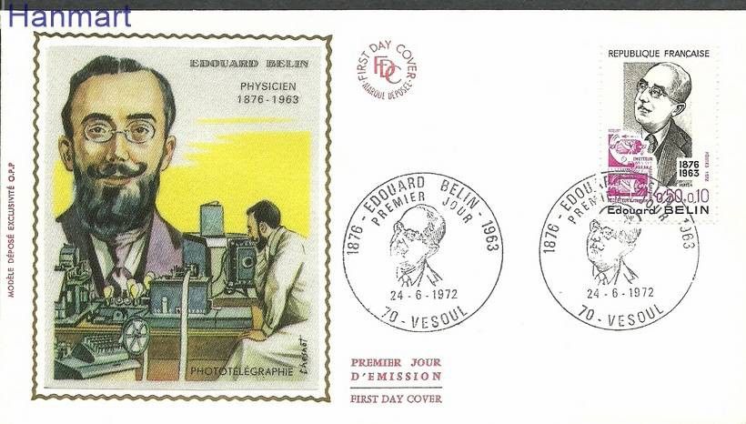 Znaczek Francja 1972 Mi S1799 FDC