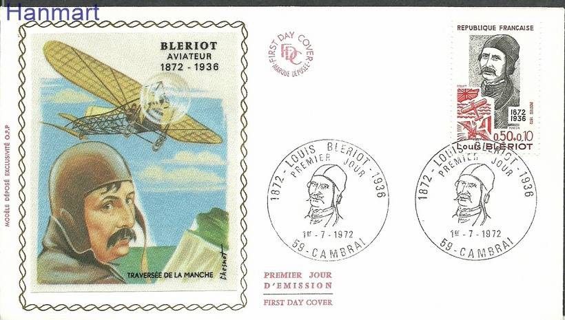 Znaczek Francja 1972 Mi S1800 FDC
