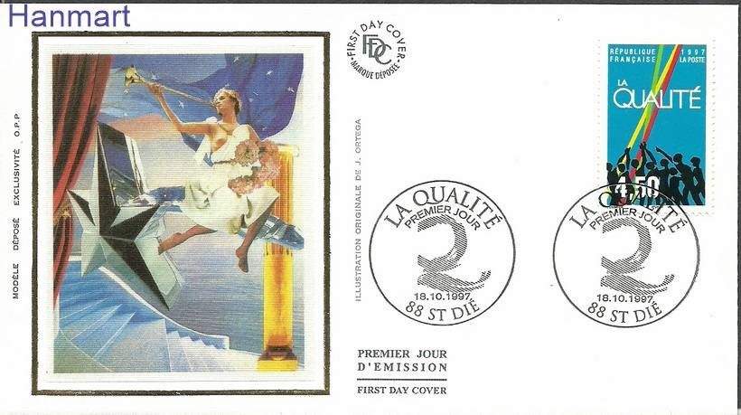 Znaczek Francja 1997 Mi S3253 FDC