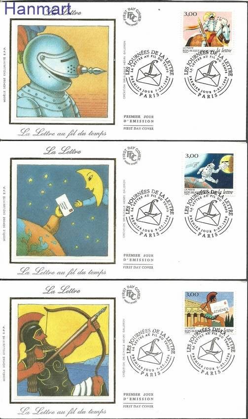 Znaczek Francja 1998 Mi S3290-3295 FDC