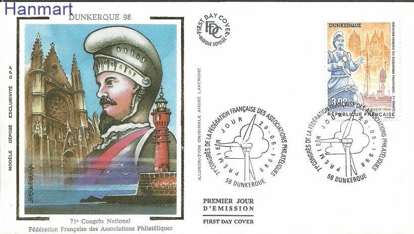 Znaczek Francja 1998 Mi S3304 FDC