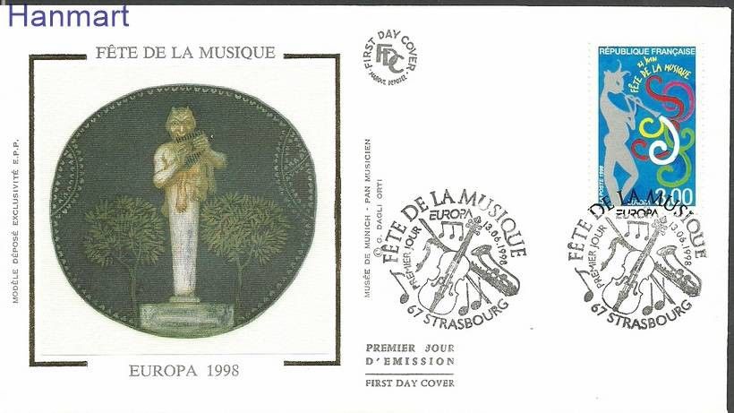 Znaczek Francja 1998 Mi S3306 FDC