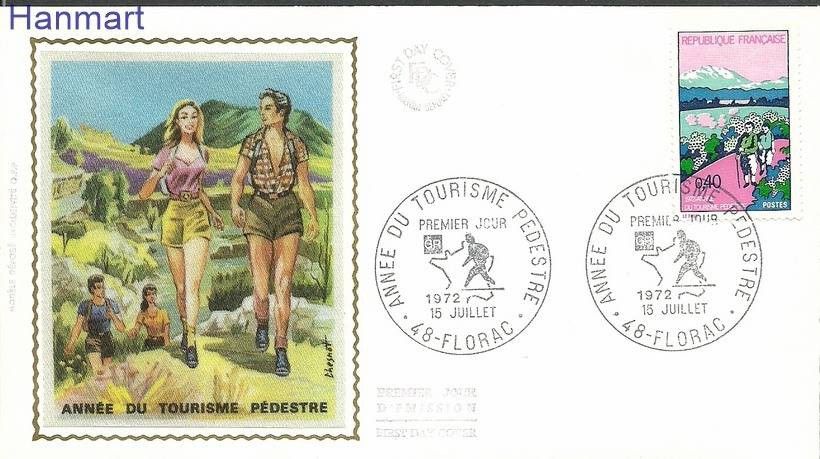 Znaczek Francja 1972 Mi S1803 FDC