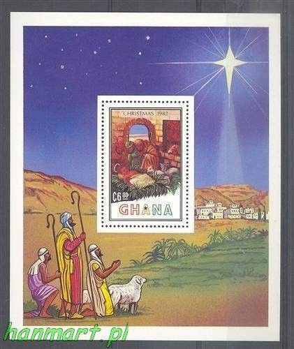 Znaczek Ghana 1982 Mi bl 98 Czyste **