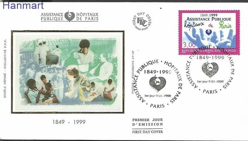 Znaczek Francja 1999 Mi S3357 FDC