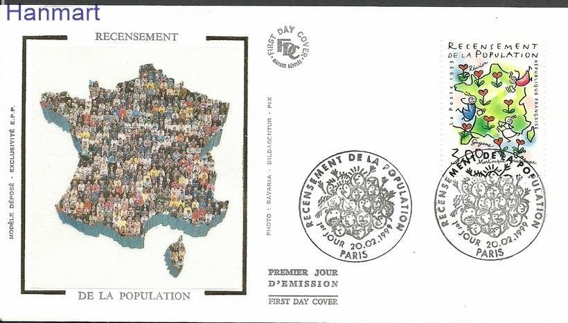 Znaczek Francja 1999 Mi S3365 FDC