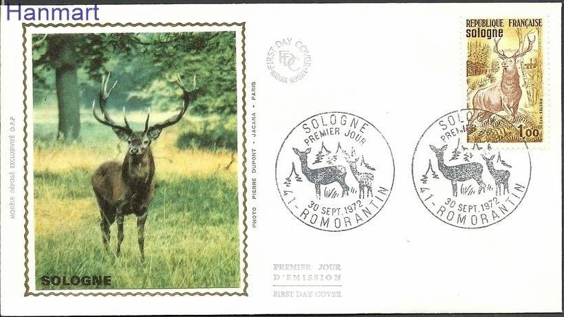 Znaczek Francja 1972 Mi S1808 FDC