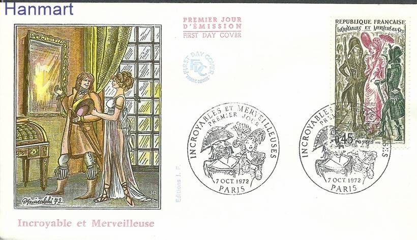 Znaczek Francja 1972 Mi 1809 FDC