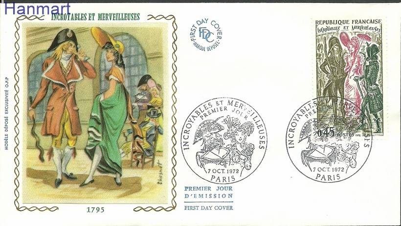 Znaczek Francja 1972 Mi S1809 FDC