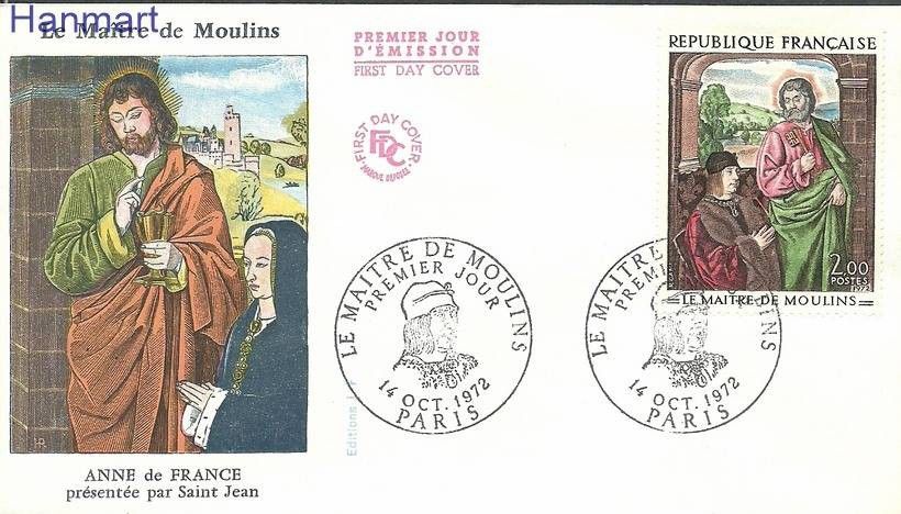 Znaczek Francja 1972 Mi 1810 FDC