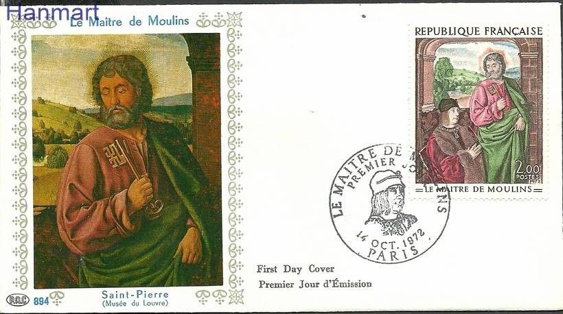 Znaczek Francja 1972 Mi 1810b FDC