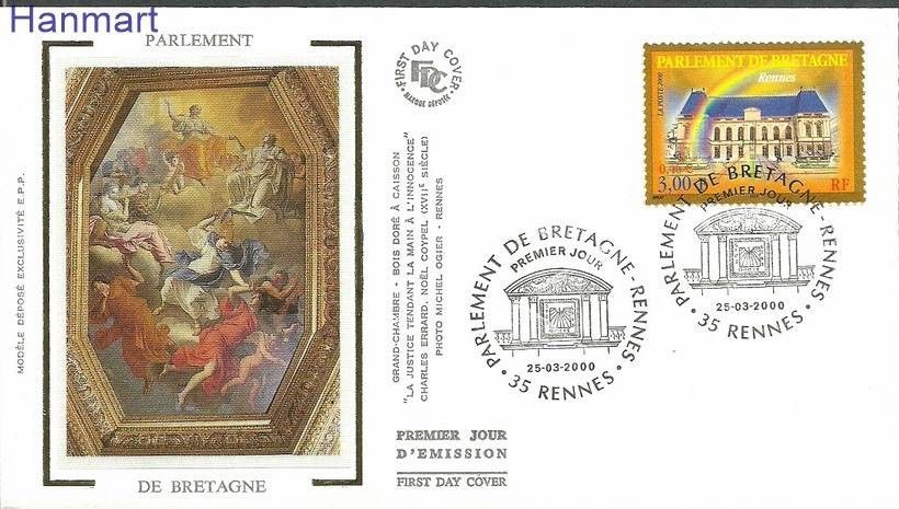 Znaczek Francja 2000 Mi S3448 FDC