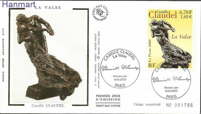 Znaczek Francja 2000 Mi S3450 FDC
