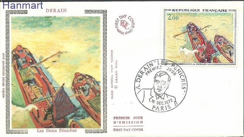 Znaczek Francja 1972 Mi S1814 FDC