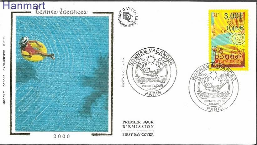 Znaczek Francja 2000 Mi S3471 FDC