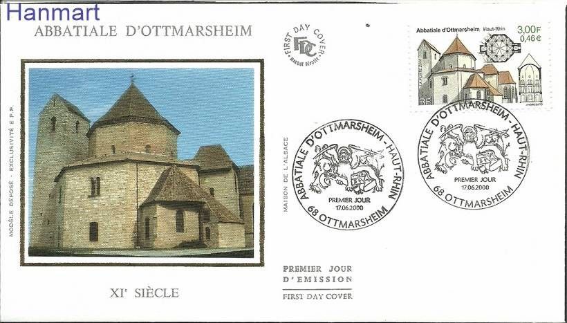 Znaczek Francja 2000 Mi S3477 FDC